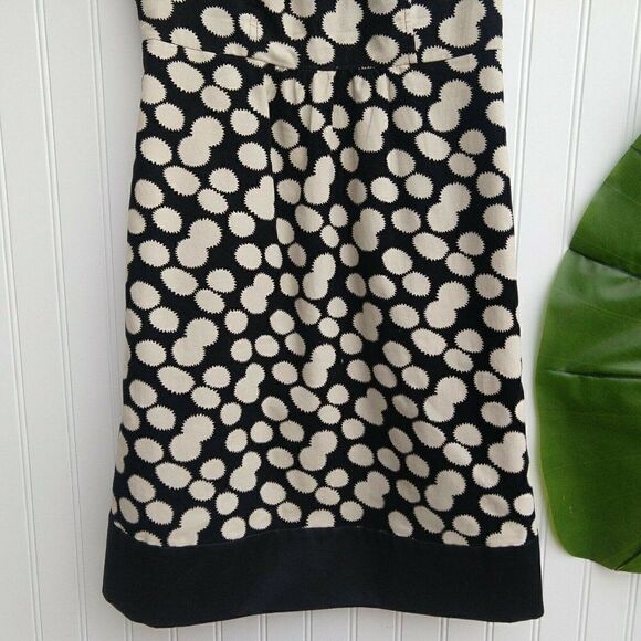 Anthropologie Leifnotes Notched Polka Dots Corduroy Dress Size 0 Sleeveless - Picture 4 of 9